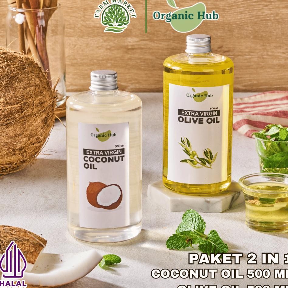

Organic Hub Paet Hemat Nya Zaitun Etra Virgin O Oil Nya Elapa Etra Virgin Coconut Oil