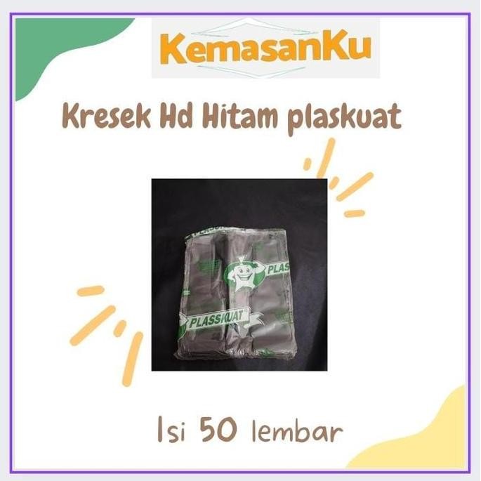 

$$$$] Kantong Plastik/Kresek 15 dan 28 Hitam Plasskuat Isi 50 Pcs