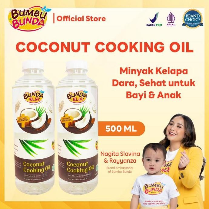 

Bumbu Bunda by Elia Coconut Cooking Oil Minyak Kelapa Dara / Minyak MPASI / BB Booster MPASI / CCO / VCO / Lemak MPASI H32
