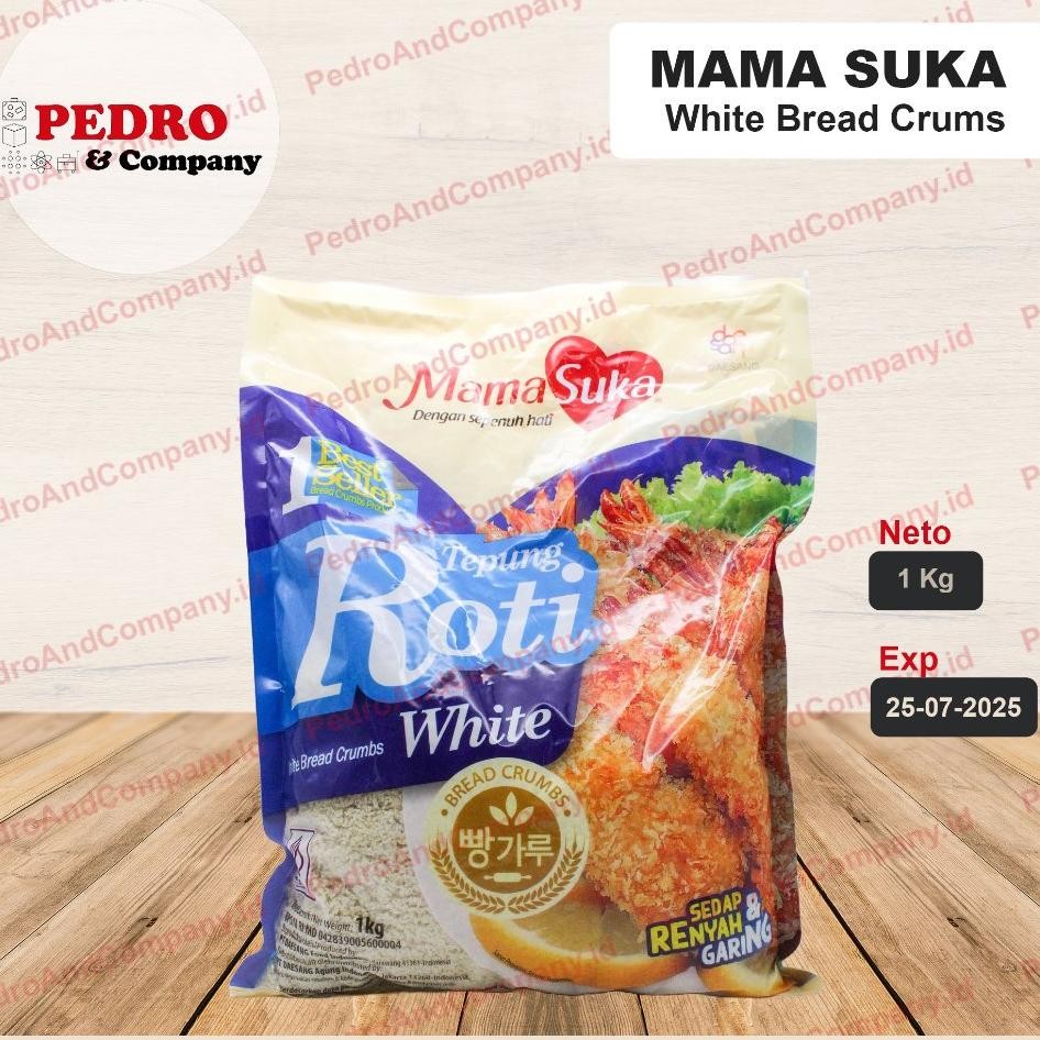 

Mamaua Tepung Roti White White Bread Crumb 1G