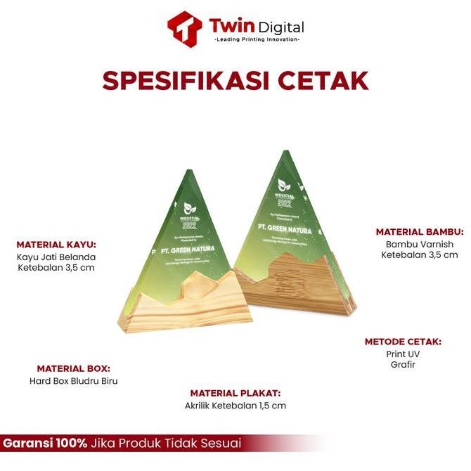 Tersedia Plakat Kayu Custom Akrilik Free Box Bludru - Plakat Kayu