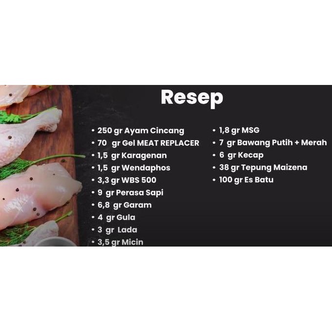 

HIW Karagenan KRI / Carrageenan Kappa - pengenyal untuk bakso/sosis/nugget