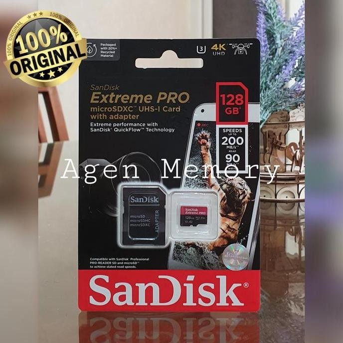 HARGA DISC - Sandisk 128 GB Extreme Pro 170 mb/s Micro SDXC Card A2 U3 UHS-1 V30