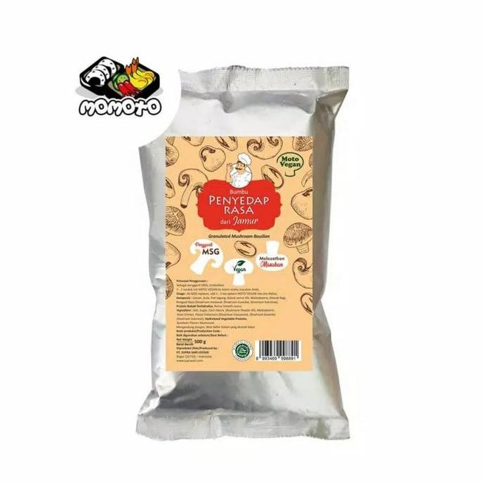 

HIW Kaldu Jamur HALAL MUI Motovegan 500 gram non MSG untuk MPASI
