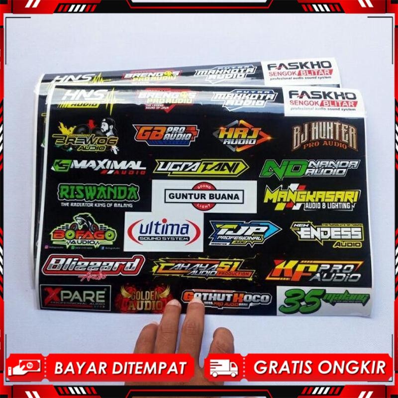 

[Desain Baru] Baju Kaos Viral Stiker Sound System Vynil Doff Jeruk Anti Air - Isi 28/25/26/31/32 - Brewog Brengos K5 Maximal Hrj Riswanda Katun Cotton Combed 30S Premium Distro Fashion