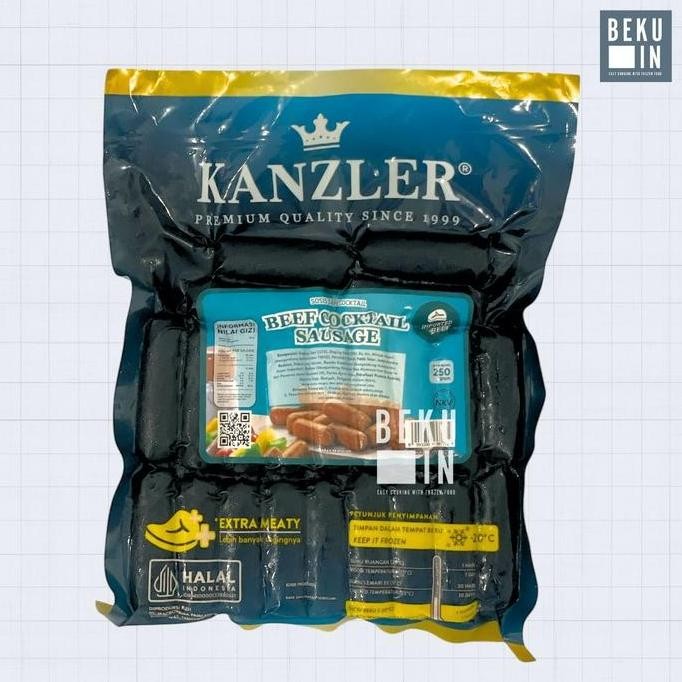

HIW Kanzler Beef Cocktail Sausage 250gr / Sosis Sapi Kanzler