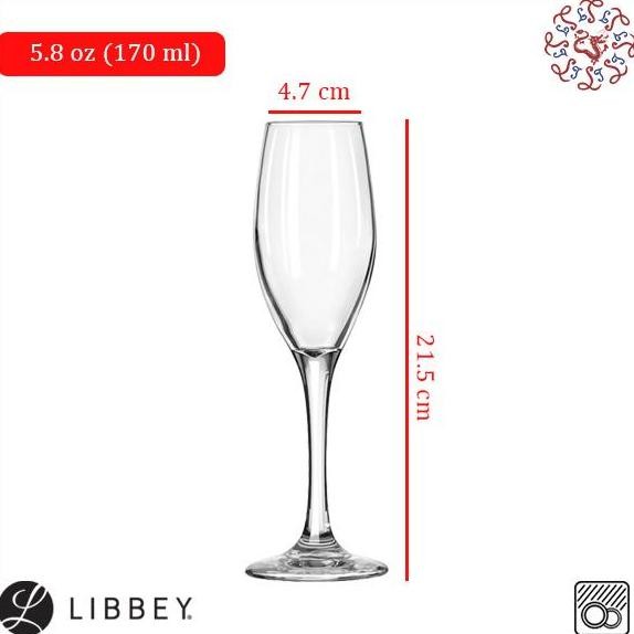 paling diminati] LIBBEY Flute Champagne Glass / Gelas Champagne 170 ml #3096