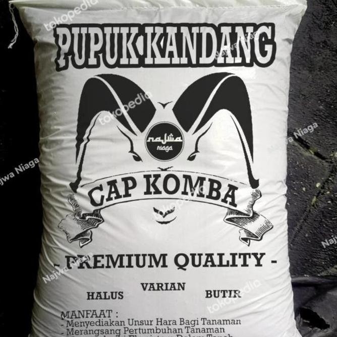 

Terlaris New Pupuk Kandang Kohe Kambing Domba Premium Cap Komba Kemasan Karung 12Kg 100% Ori