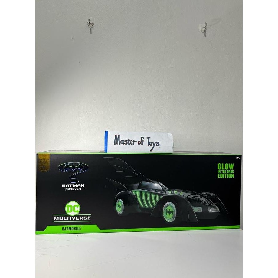 McFarlane DC Multiverse Batmobile Glow in the Dark Edition (Batman Forever) Gold Label Collection 31
