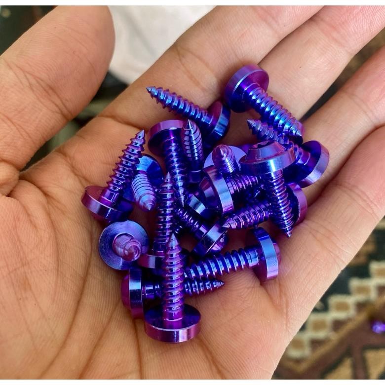 Ready Baut Body Yamaha Titanium Honda / Baut Bodi Titanium  Yamaha / Baut Titanium Body Motor Vario 