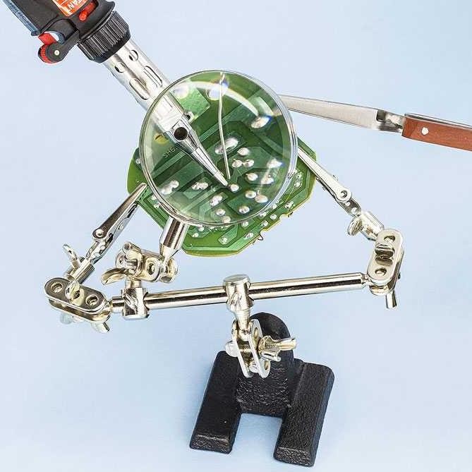 

Zeast Helping Hand Tool Kaca Pembesar Dengan Penjepit - Te-805