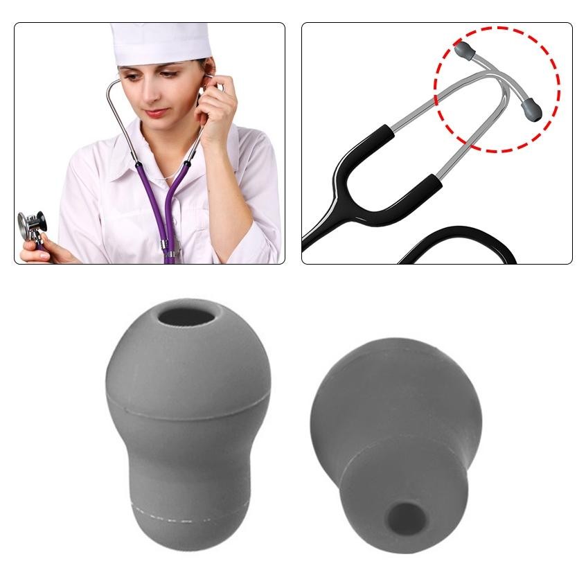 Premium Ear tip Eartip Stetoskop Eartips stetoskop Littmann 5mm (1 pair) plug karet telinga stetosko