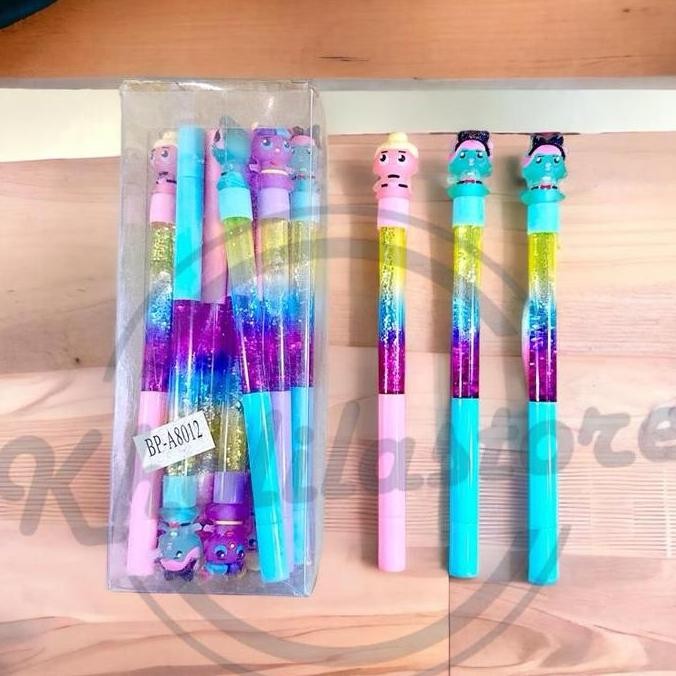 

(12 pcs) Pulpen Gel Glitter Karakter LOL BP-A8012 Termurah