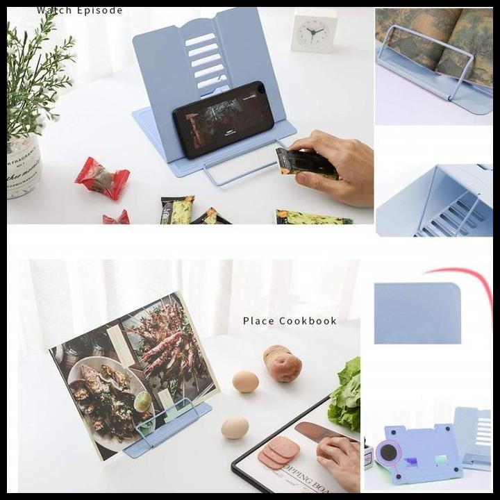 

Adjustable Book Stand Reading Holder Buku Pegangan Buku Berdiri Bracket Terbaru