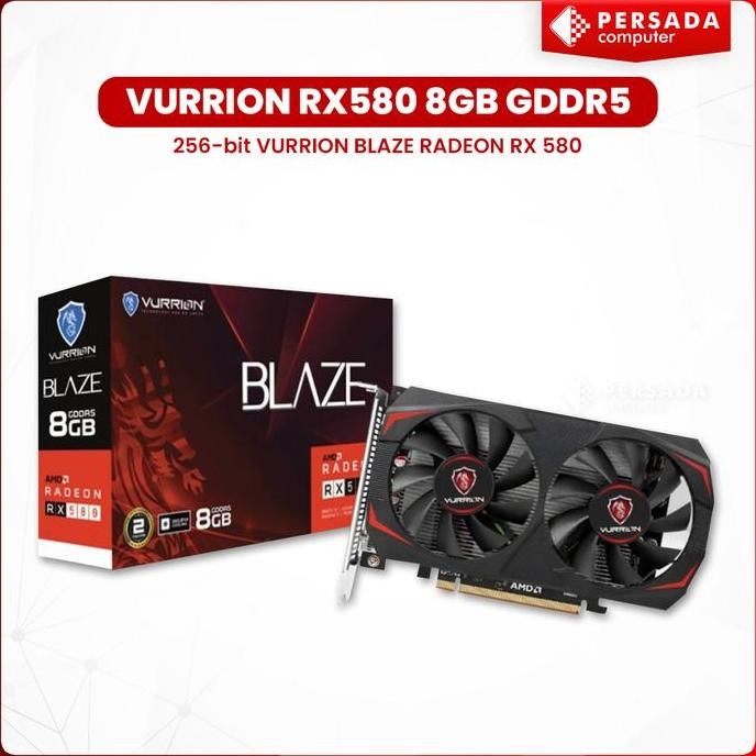 VGA VURRION RX580 8GB GDDR5 256-bit VURRION BLAZE RADEON RX 580