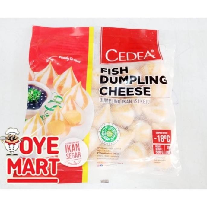 

HIW CEDEA FISH DUMPLING CHEESE 500GR PANGSIT KEJU IKAN