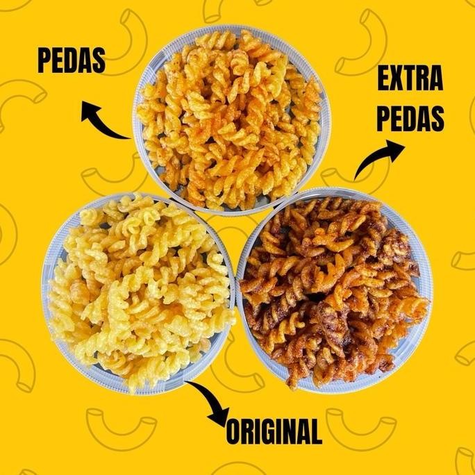 

HIW 250gr Makaroni Kriwil Cap Koki Food makaroni bantet pedas