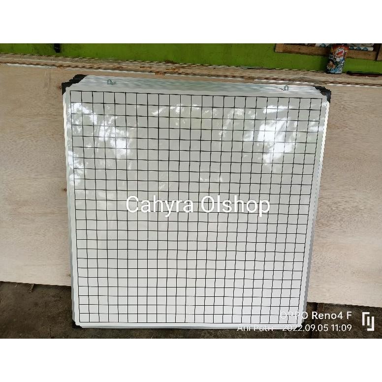 

READY PAPAN TULIS KOTAK 120 X 120 CM. PAPAN TULIS GEOMETRI PUTIH . PAPAN MATEMATIKA