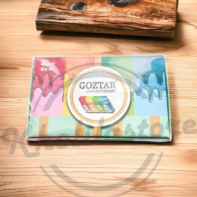 

Eraser / Penghapus Warna Goztar B40C isi 40 pcs Termurah