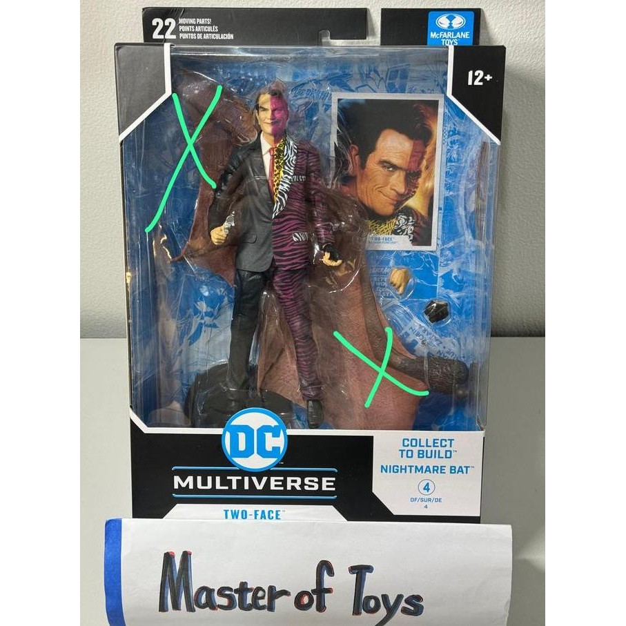 McFarlane DC Multiverse Two Face ( Batman Forever ) NO CTB - Ready Stock