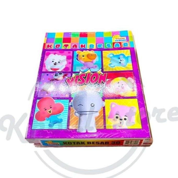 

Buku Kotak Besar Vision 30 lembar isi 10 pcs Termurah