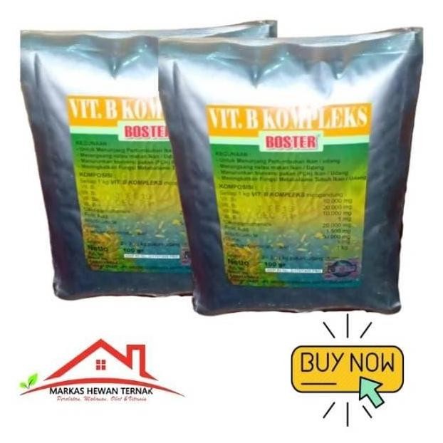 Terlaris Boster Vitamin B Komplek Vitamin Ikan 100 Gram