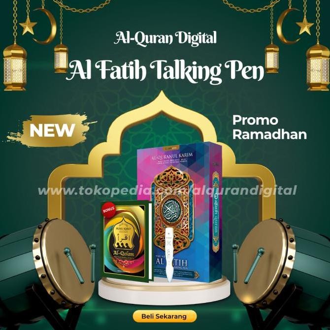 ready PROMO Al Quran Digital E Pen + IQRO - Alquran dan Terjemahan Per Kata