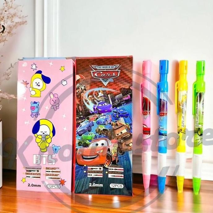 

Pensil Mekanik 2.0mm Karakter Fancy Murah isi 12 pcs Termurah