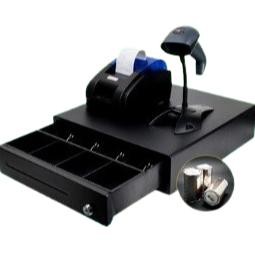 NEW Paket Alat Kasir Mesin Kasir Cashdrawer Laci Kasir, Printer, dan Barcode Scanner