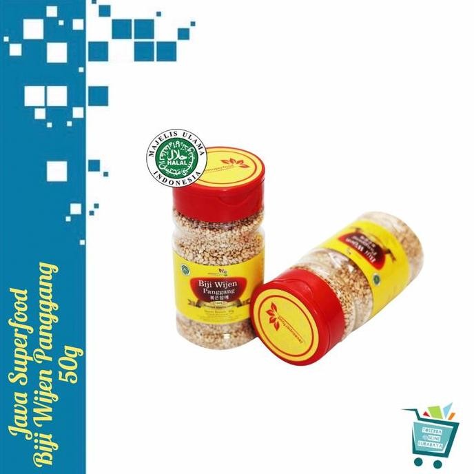 

Terlaris Java Super Food Biji Wijen Panggang / Roasted Sesame Seed 50G