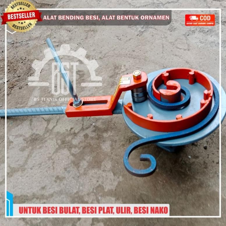 NEW [ SUPER QUALITY] Alat Tekuk Besi Leter (S) Bending Nako Pembuat Pola Ornamen Besi Spek 4-12 mm