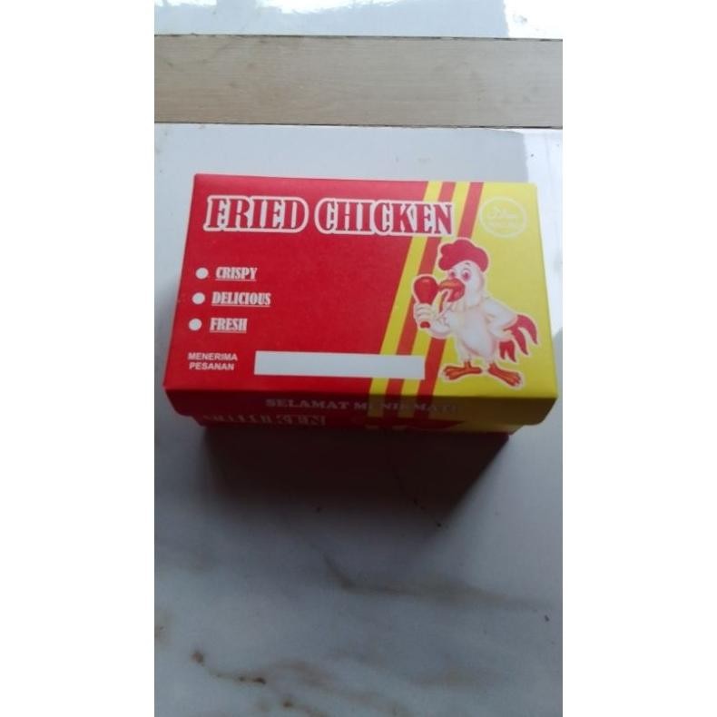 

Diskon 50 Pcs Dus Friend Chiken Uk 10 X 15 X 6 Cm Diskon