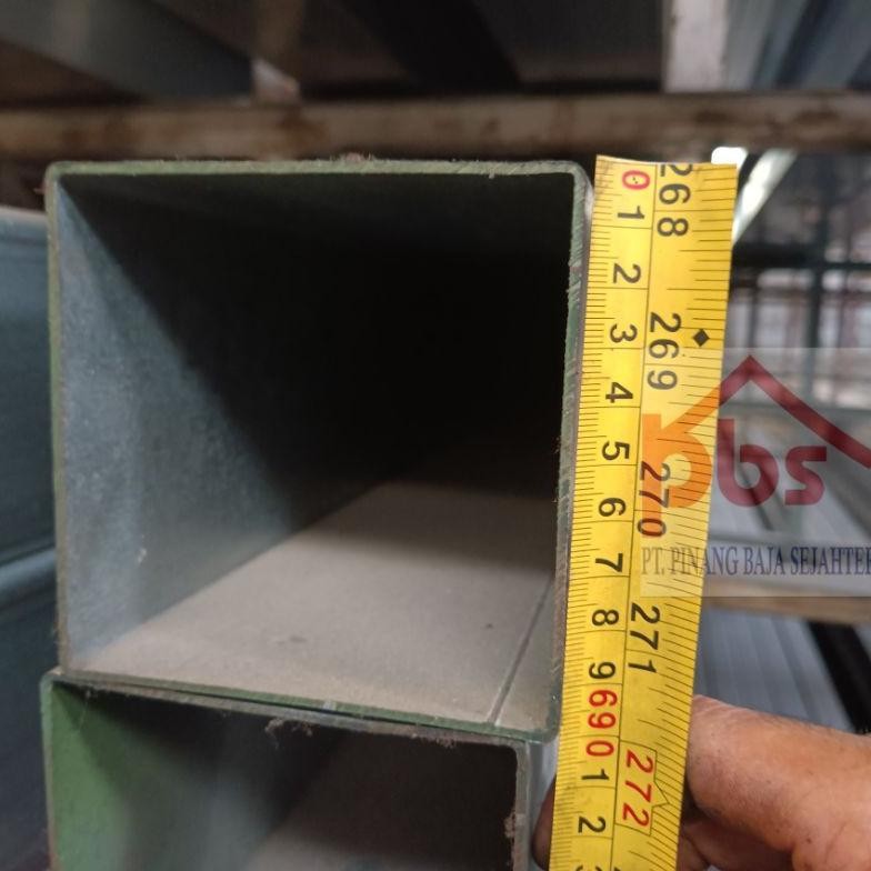 NEW [KARGO] BESI HOLLOW GALVANIS 10cm x 10cm (100x100) x 6 meter, Tebal 1.7mm 2.0mm / HOLO KOTAK