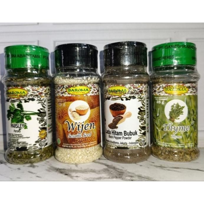 

Terlaris Biji Wijen,Lada Hitam,Parsley,Thyme Baroma Bumbu