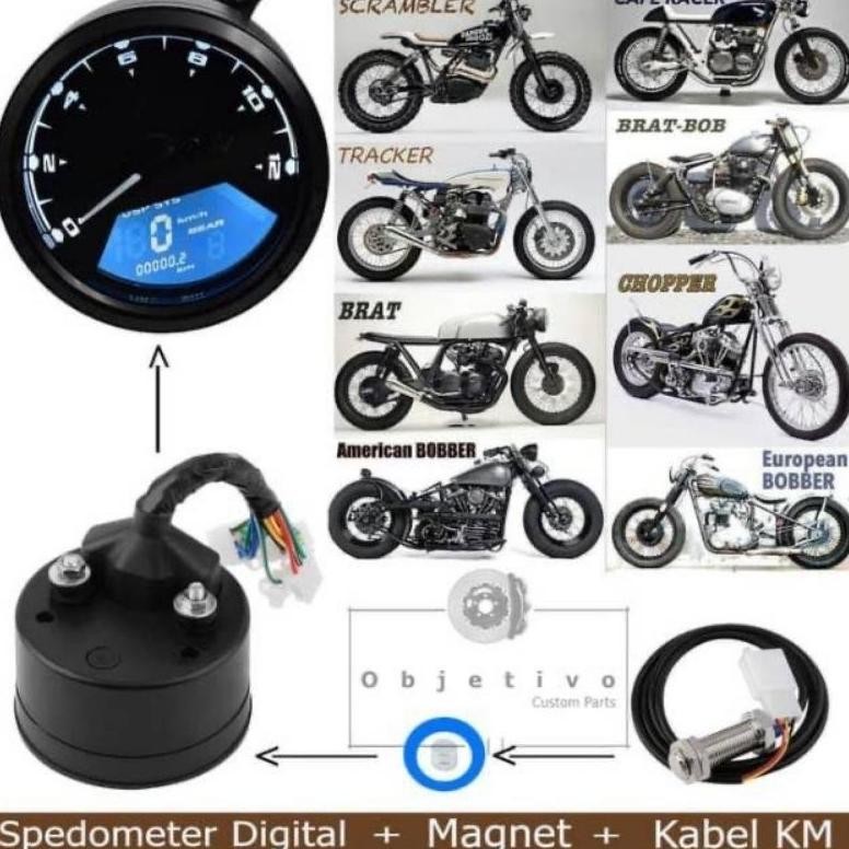 Spidometer digital babon custom