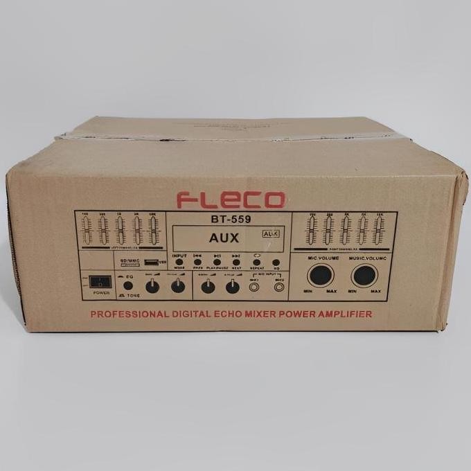 Amplifier Fleco Bt-559 Bluetooth Stereo Karaoke + Mp3 Player + Fm Radio / Amplifier Bluetoot | Cod |