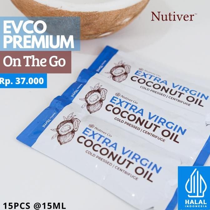 

NEW!!! Nutiver Go Extra VCO Virgin Coconut Oil - Minyak Kelapa Murni Sachet
