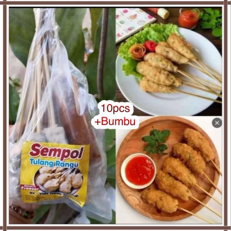 

Premium Sempol Jumbo Tulang Rangu 10 Pcs + Bumbu By Yuk Ning Group Promo
