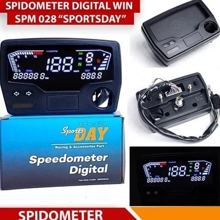 Speedometer Spedo Digital WIN100 Speedo Win 100 Km Honda Win Tahun Tua Dan Muda Model Ori