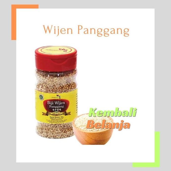 

Terlaris Biji Wijen Panggang 50 Gram/ Wijen Panggang/ Sesame Seeds Roasted/ Wijen Putih Panggang/ Wijen Putih Siap Makan/ Wijen Matang