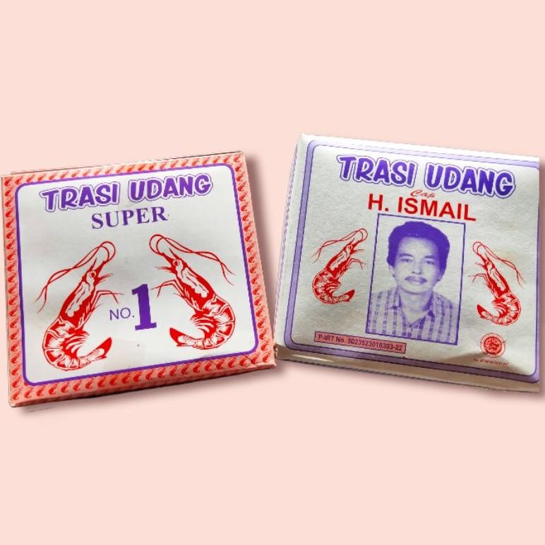 

Trasi Udang H.Ismail | Trasi Ismail 1 Box (10pcs) | Terasi Udang | Terasi Khas Tuban | Terasi Murah nUg