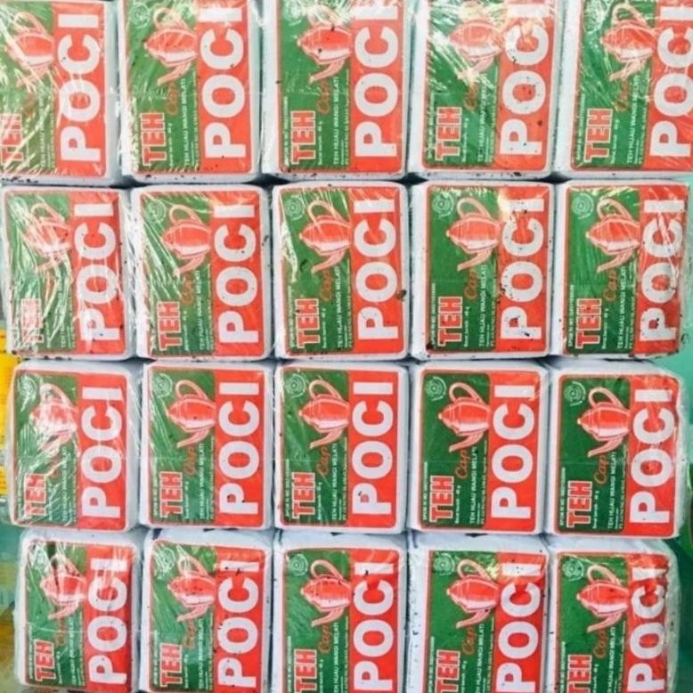 

TEH POCI HIJAU TABUR TUBRUK (40 gram) 1 SLOP = 10 pcs (GRATIS ONGKIR) nUg