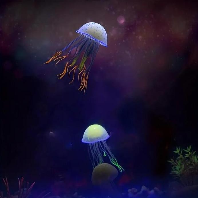 Terlaris 3D Ubur Ubur Aquarium, Ubur Ubur 3D, Ubur Ubur Aquarium, Jelly Fish Aquarium, Hiasan Aquari