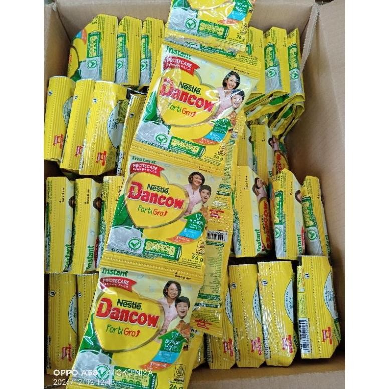 

Dancow Forti Grot susu Dancow renceng 26 gramx10 nUg