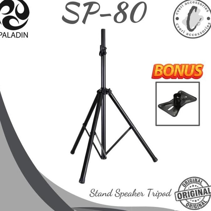 Stand Paladin Sp80 Tripod Stand Speaker Original Sp-80 New Stok