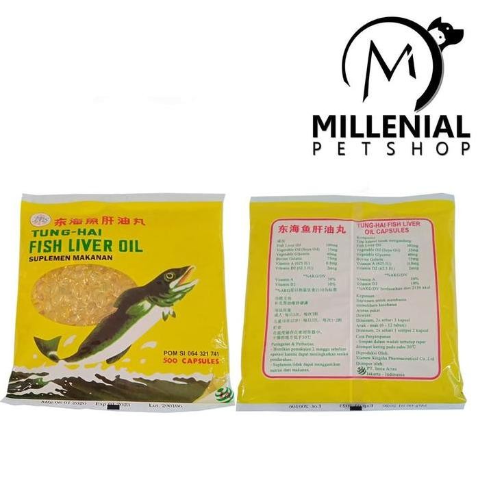 

Terlaris Minyak Ikan Tung Hai Fish Oil Liver Vitamin Kulit Bulu