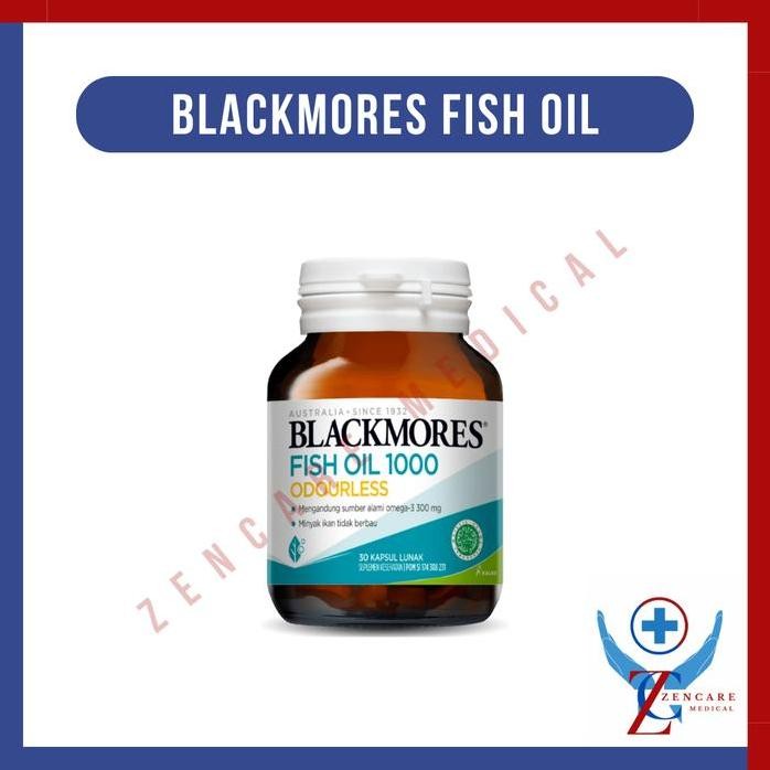 

Terlaris Blackmores Odourless Fish Oil 1000 / Vitamin Minyak Ikan