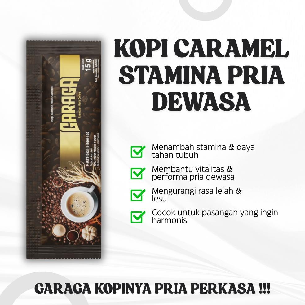 

Kopi Caramel Stamina Pria Dewasa Original 100% Ampuh Menambah Durasi - KOPI GARAGA 1 SACHET AST nUg