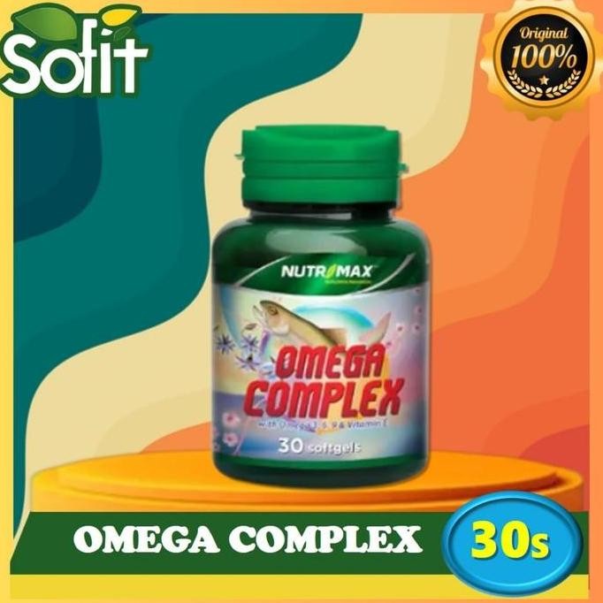 

Terlaris Terlariss !!! Nutrimax Omega Complex Omega 3 6 9 Plus Vitamin E Isi 30 Tablet / Minyak Ikan Fish Oil / Sofit