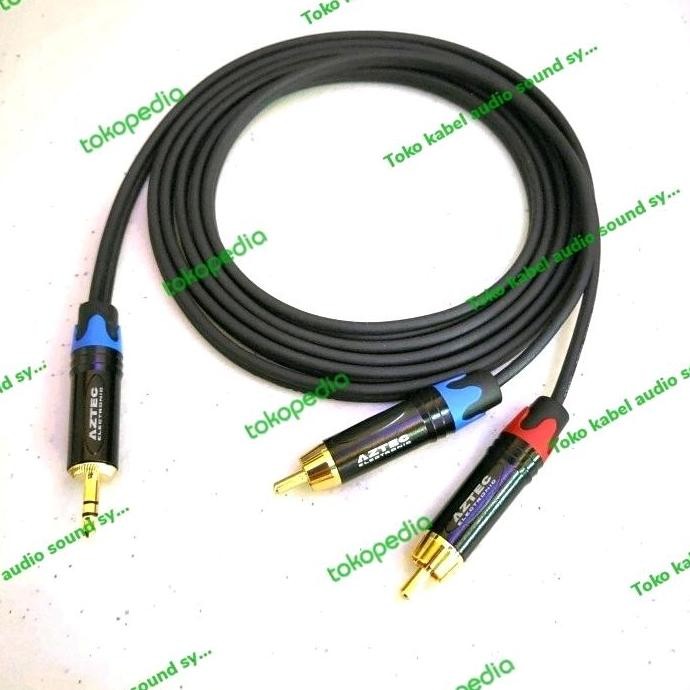 Jack Trs 3.5Mm To Rca - Aztec - Mogami 2947 ~ 2 Meter New Stok